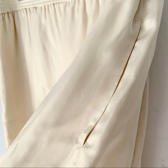 Aritzia | Wilfred champagne gold silk midi skirt - Picture 5 of 6